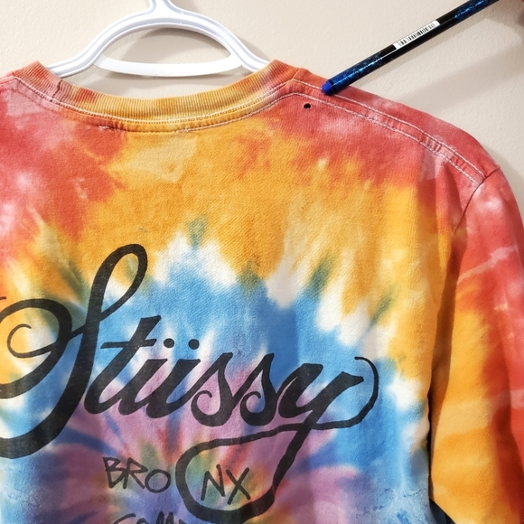 Vintage Stüssy world tour tie dye tee - Size M - Picture 6 of 6